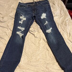 Hollister Blue Skinny Jeans